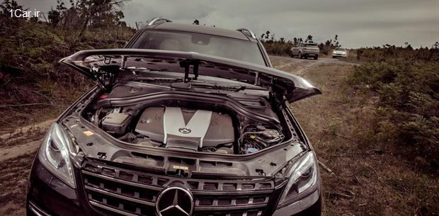 مرسدس بنز ML350 Blue Tec مدل 2014 شاسیبلندهای لوکس در مقابل یکدیگر